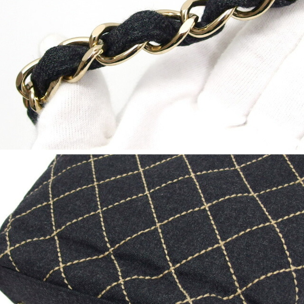 CHANEL Black Logo Shoulder Bag - Picture 7 of 11